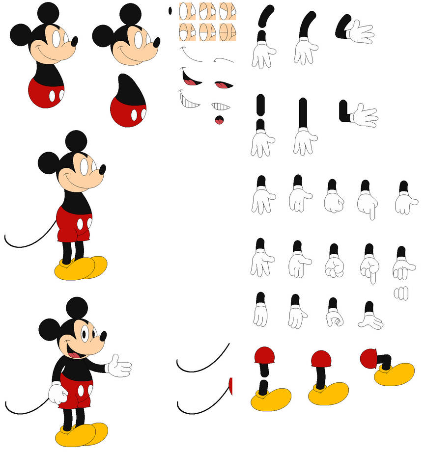 Character Builder Mickey Mouse by EuvoriaEnjoyer on DeviantArt