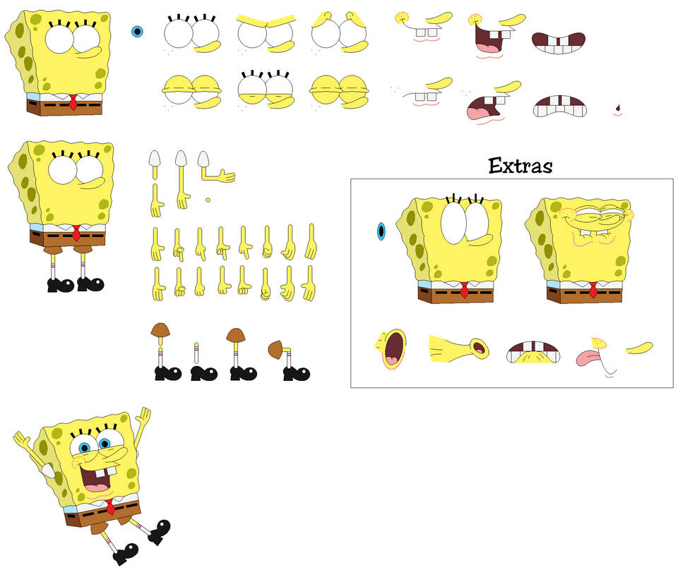 Character Builder Spongebob Squarepants by EuvoriaEnjoyer on DeviantArt
