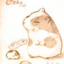 Cake_the hamster