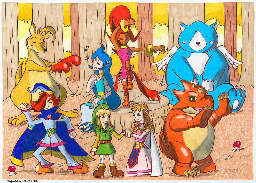 The Legend Of Zelda Oracle Of Ages/Seasons by ringra on DeviantArt