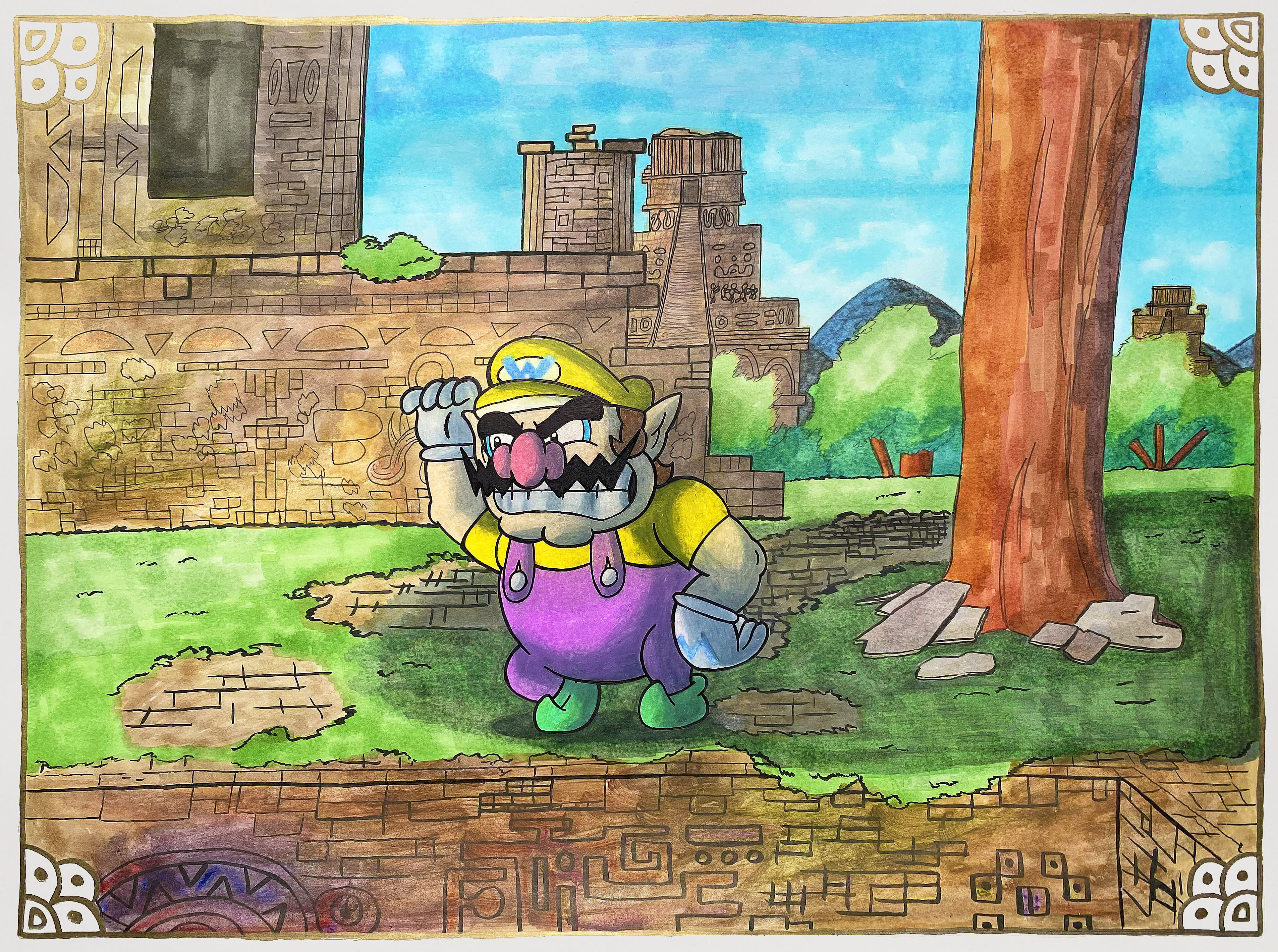 Wario ~ Searching High For The Prize!