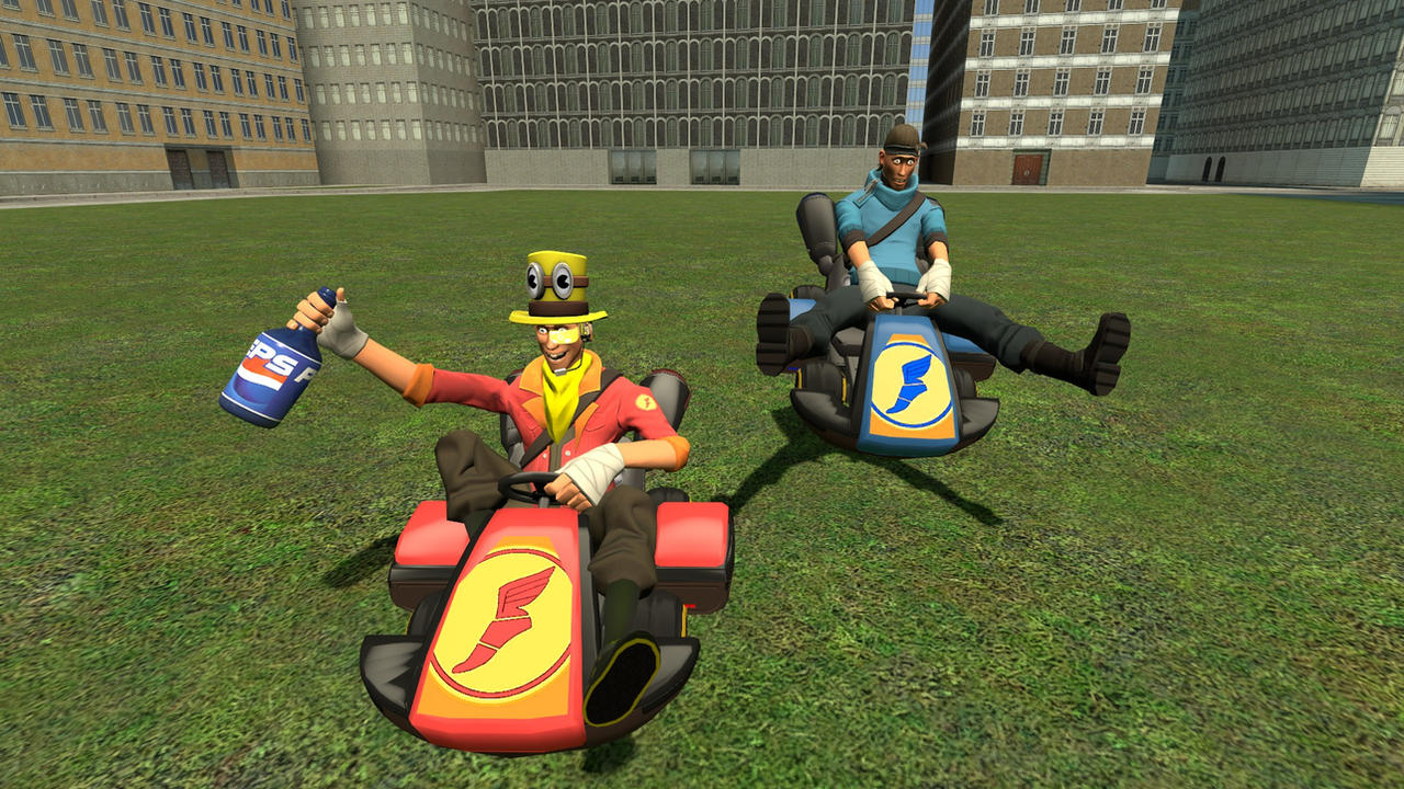 Tf2 Racing (GMOD/TF2)Creator Racing with Drenduh by SketchSkull117 on DeviantArt