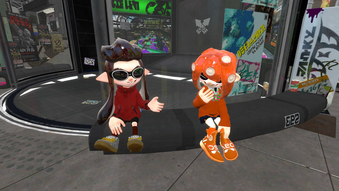 (GMOD/Splatoon)Two Friends Hanging Out by SketchSkull117 on DeviantArt