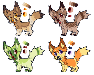 FLATSALE Fox adopts (2/4) (LOWERED PRICE)