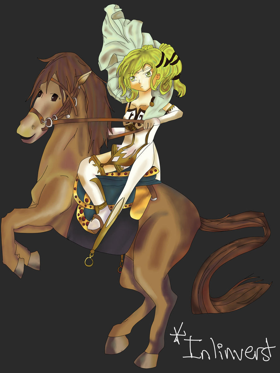 L'Arachel and Horse
