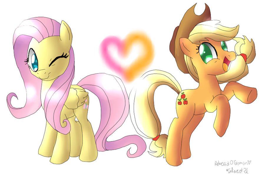 Applejack and Fluttershy