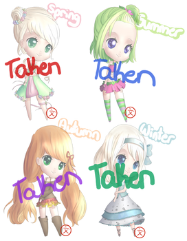 CLOSED - Adoptables - Chibis - Seasons