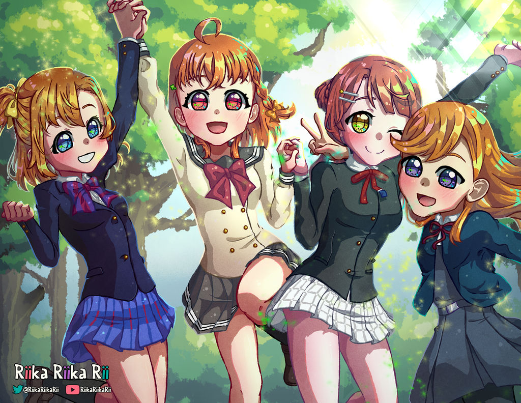 Love Live Orange Gorls