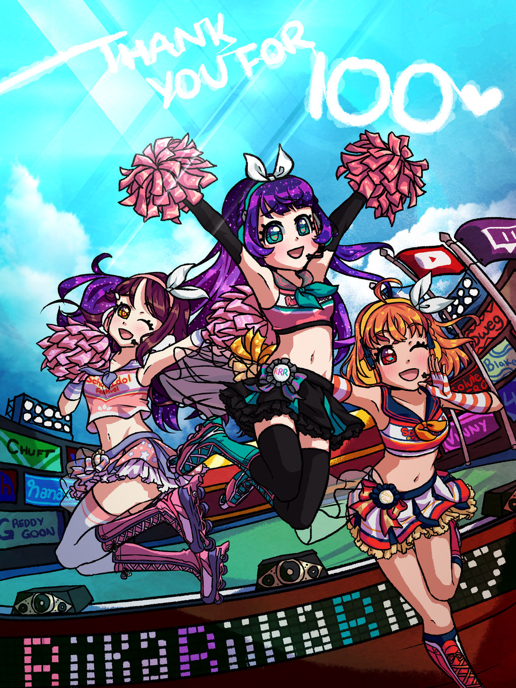 TY for 100+ on Twitch!!