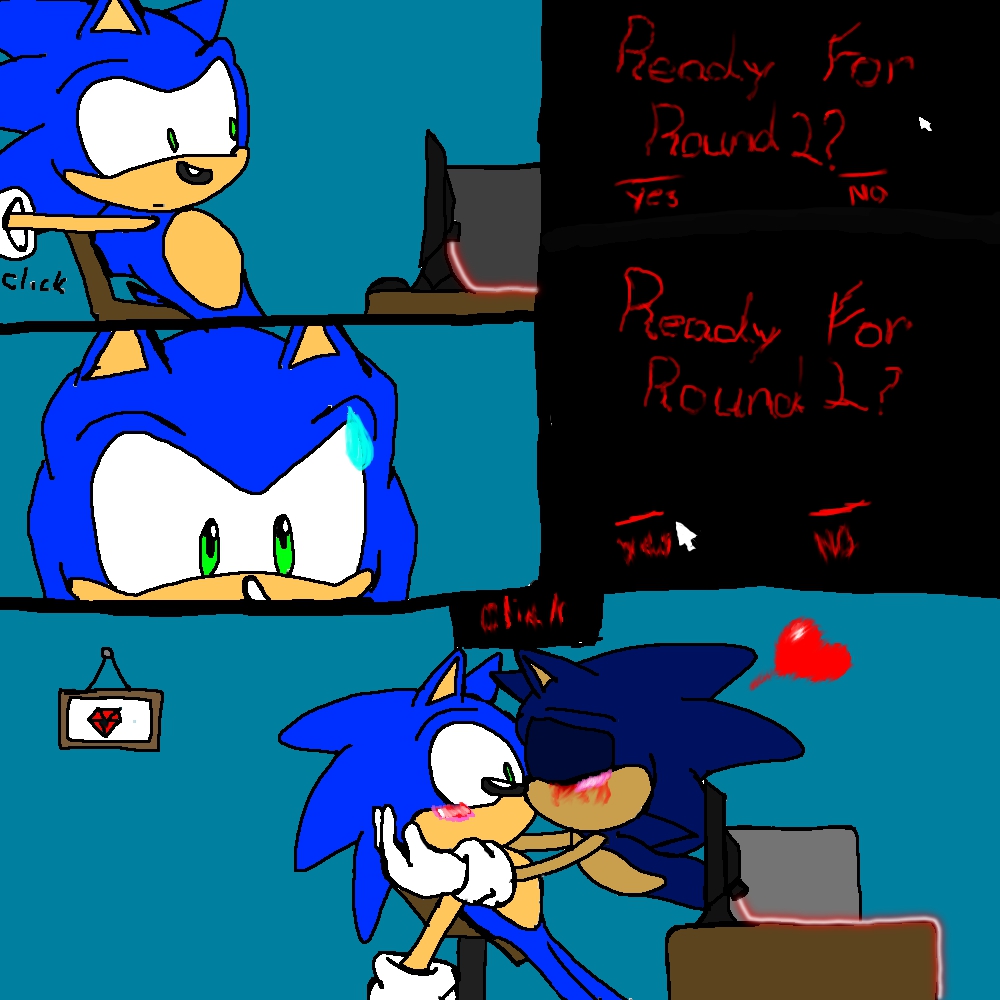 me vs sonic exe 2 by wolfofdeth on DeviantArt