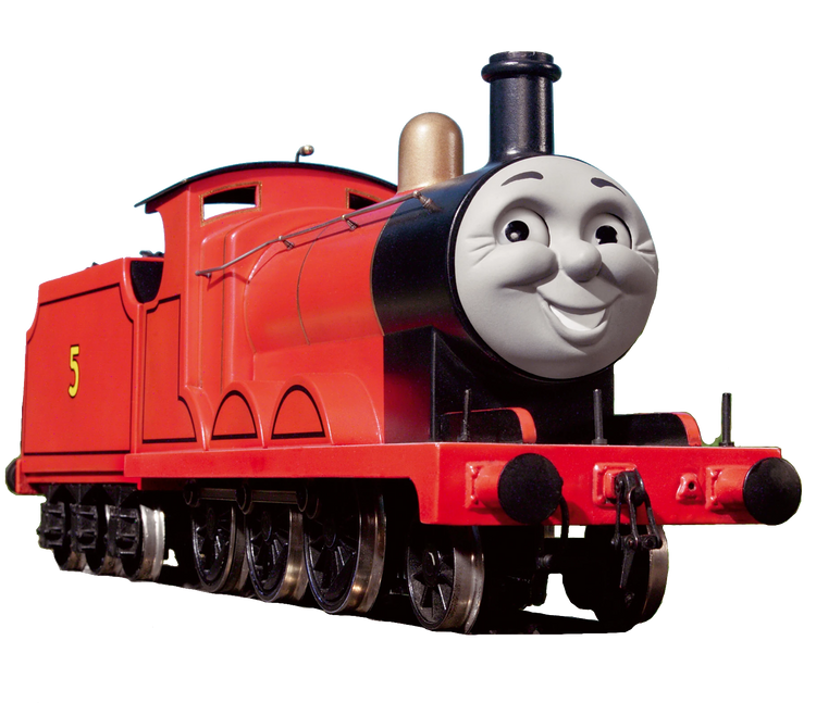 Rms First Red Engine James The Red Engine by rww444 on DeviantArt
