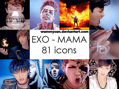 EXO - MAMA (81 icons)