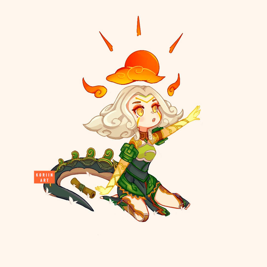 Smol Shan Hai Scrolls Neeko by KoriinArt on DeviantArt