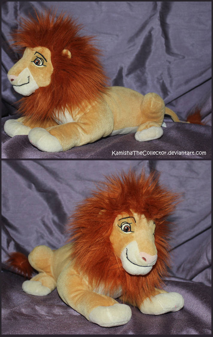 Adult Simba Plush - size 2 by KamishaTheCollector on DeviantArt