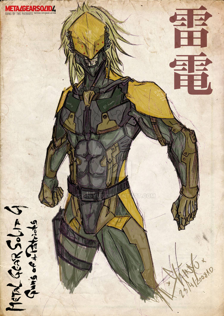 MGS4 - Raiden by Xshin-yuX on DeviantArt