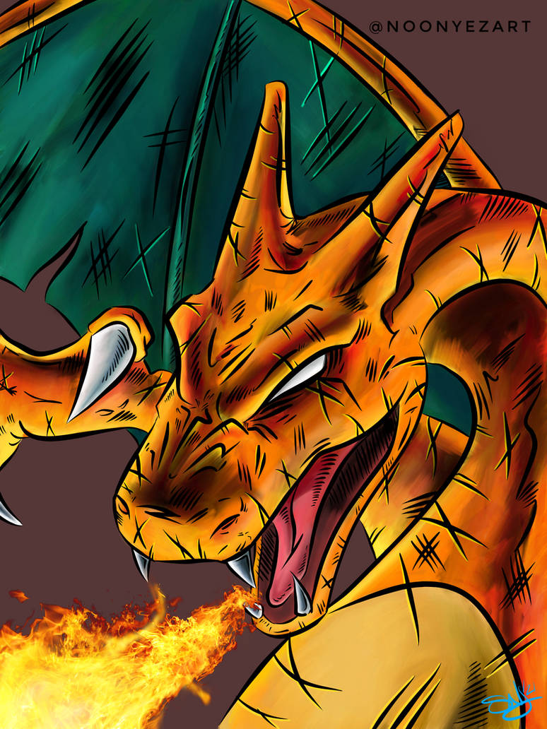 Charizard - Gen1 Pokemon - 2 of 3 by NoonYezArt on DeviantArt