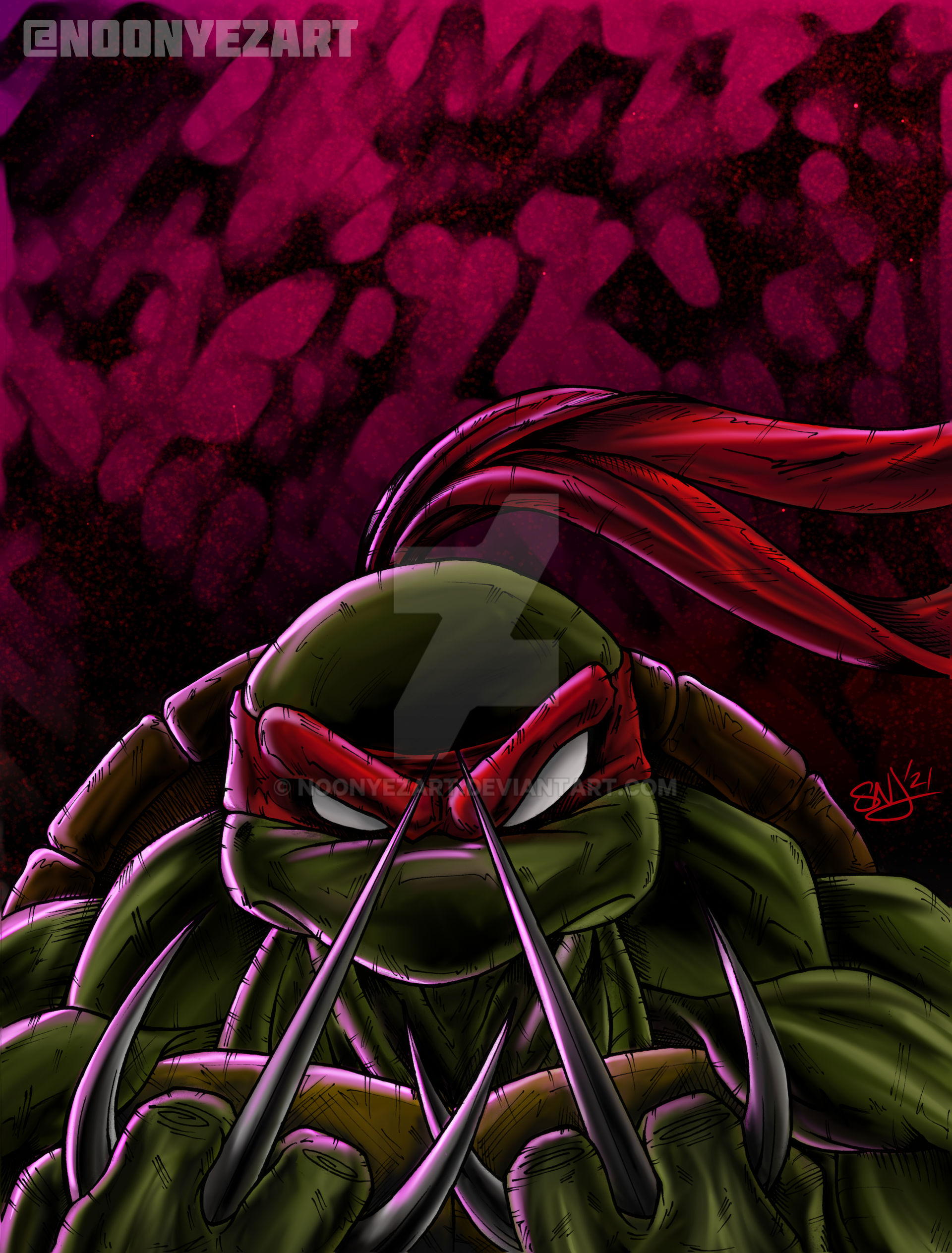 Raphael - TMNT - 3 of 4 by NoonYezArt on DeviantArt