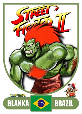 BLANKA Street fighter Ⅱ Card CAPCOM Japanese No.10 Very Rare From