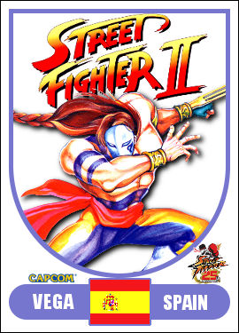 Vega Street fighter II Capcom 1992 TCG Bandai cards vintage Japanese 55