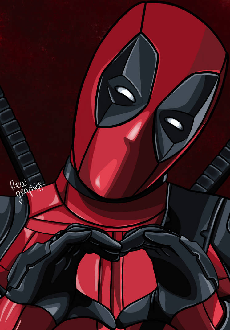 Deadpool - fan art by goldbiebs on DeviantArt