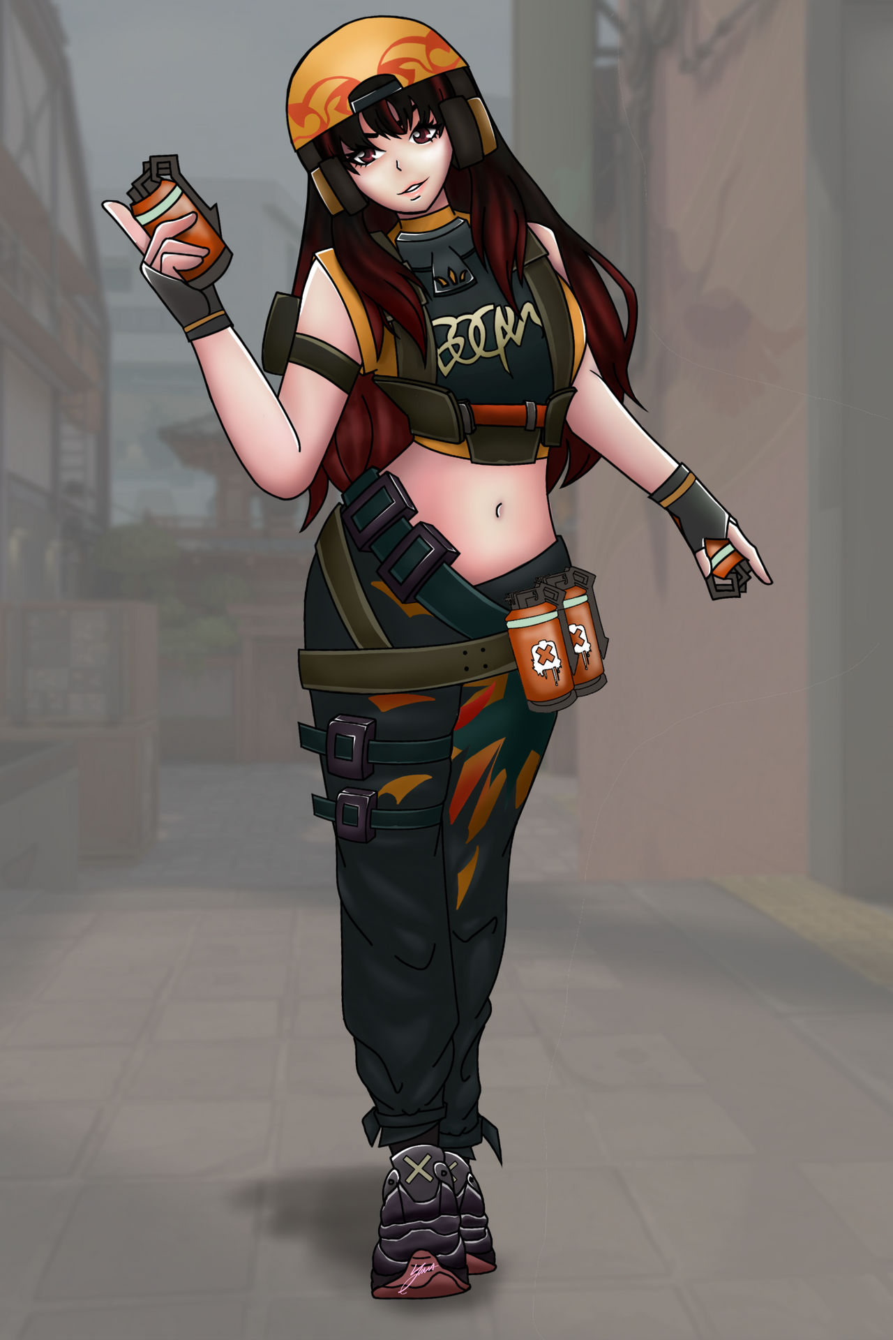 RazeValorant by SushiYina on DeviantArt