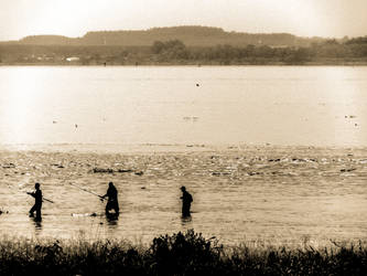 Fishing on Guaiba River