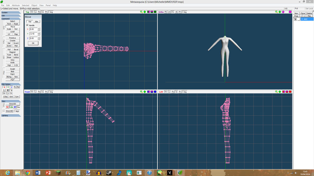 MMD Model Base - Work in Progress by KitKatMMD on DeviantArt