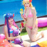 Panty and Stocking on Summer