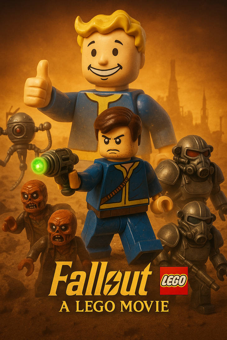 Fallout: A LEGO Movie (fanmade poster) by Blazrick on DeviantArt