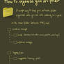 How to organize your art.