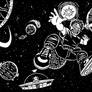 ''Falling In Space'' - Art Banner