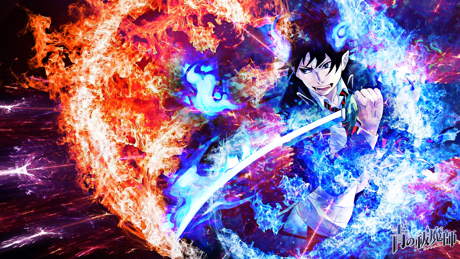 Wallpaper blue exorcist deals