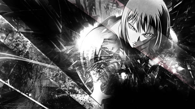 Claymore Black and White Wallpaper