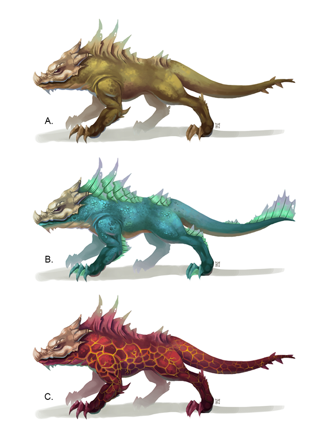 Creature Lineup by Danginator on DeviantArt
