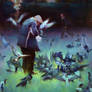 Feeding Birds: Twilight