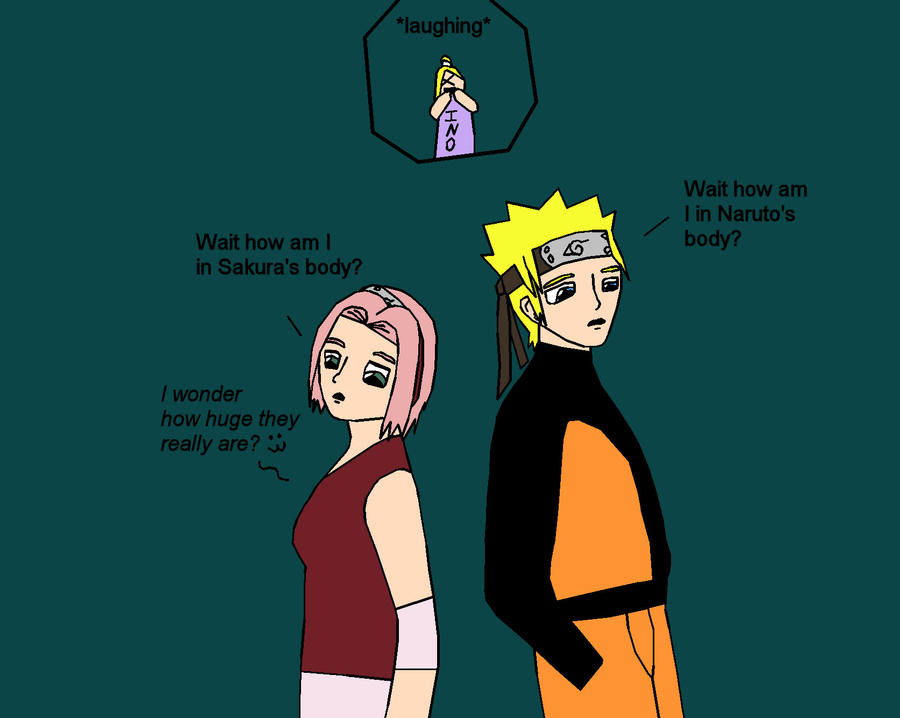 Request - Sakura and Naruto Body Swap by fuzzylittlekitty on DeviantArt