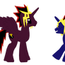 Yami Yugi And Yugi in MLP Style