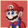 a random headshot of mario