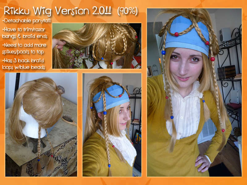 FFX-2 Rikku wig Near Complete