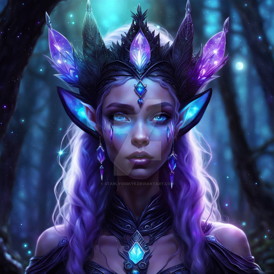 Alien Elf Elf Alien Princess by StarlyssSkye on DeviantArt