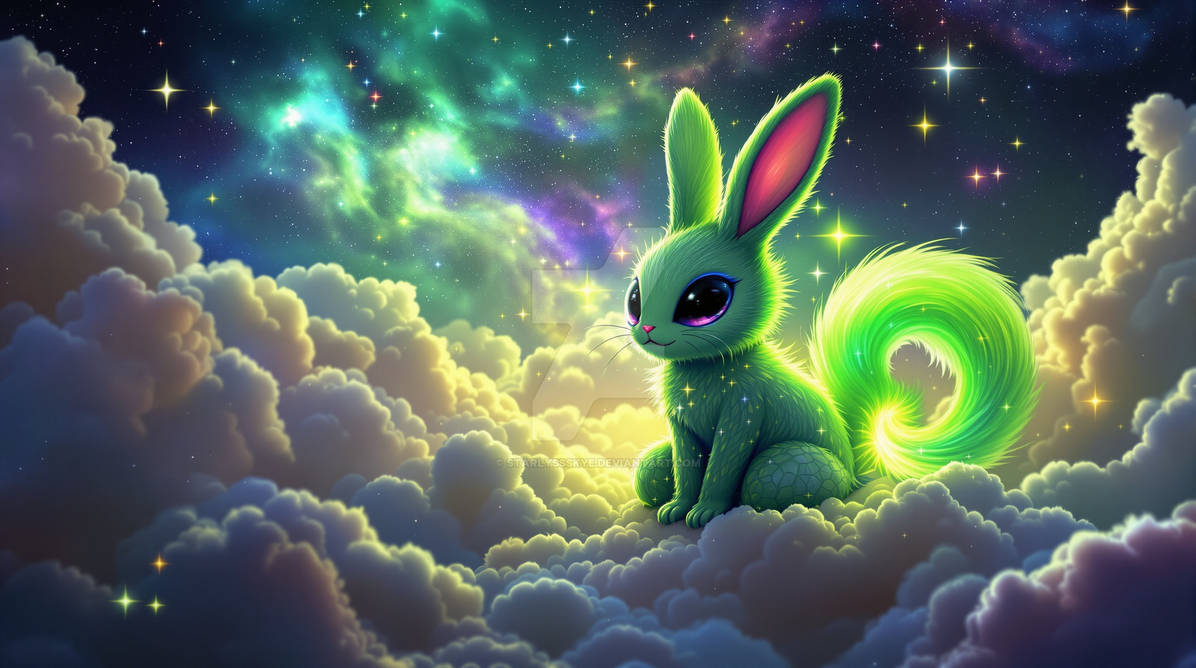 White Rabbit Alien Alien Bunny by StarlyssSkye on DeviantArt