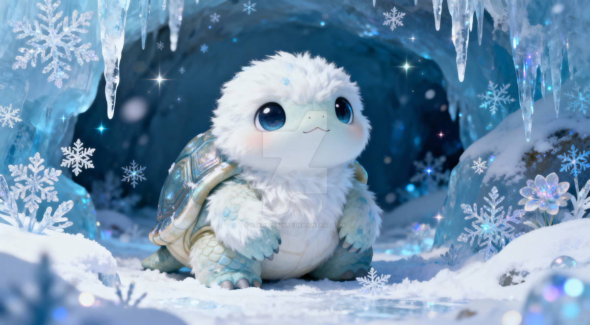 Snowy Turtle Winter Turtle Cutie by StarlyssSkye on DeviantArt