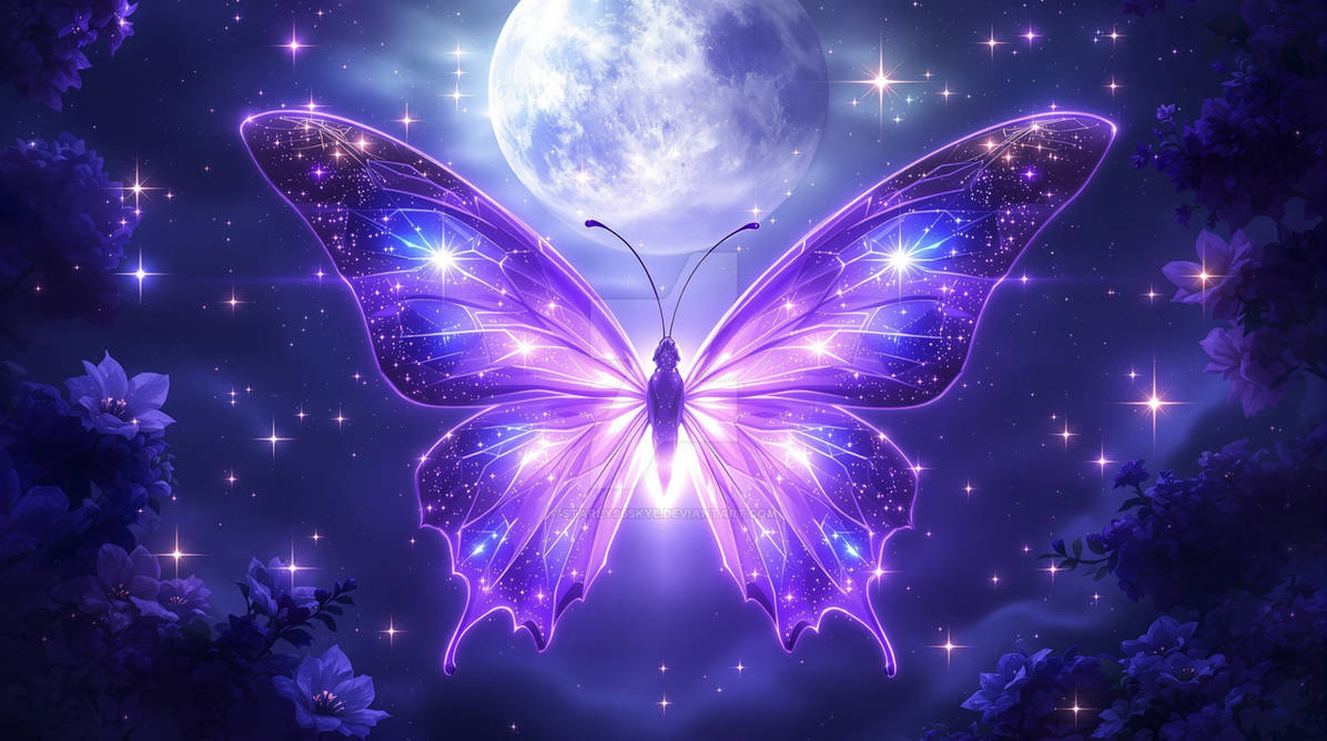 Shimmering Butterfly by StarlyssSkye on DeviantArt