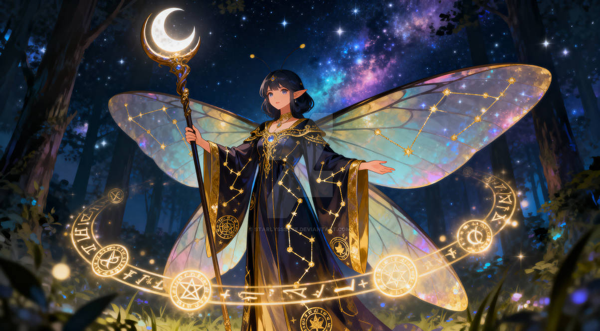Fantasy Moth Girl by StarlyssSkye on DeviantArt