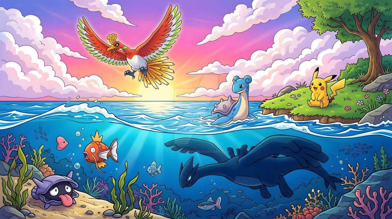 Visual Studio Pokemon Vibrant Pokemon Scene by StarlyssSkye on DeviantArt