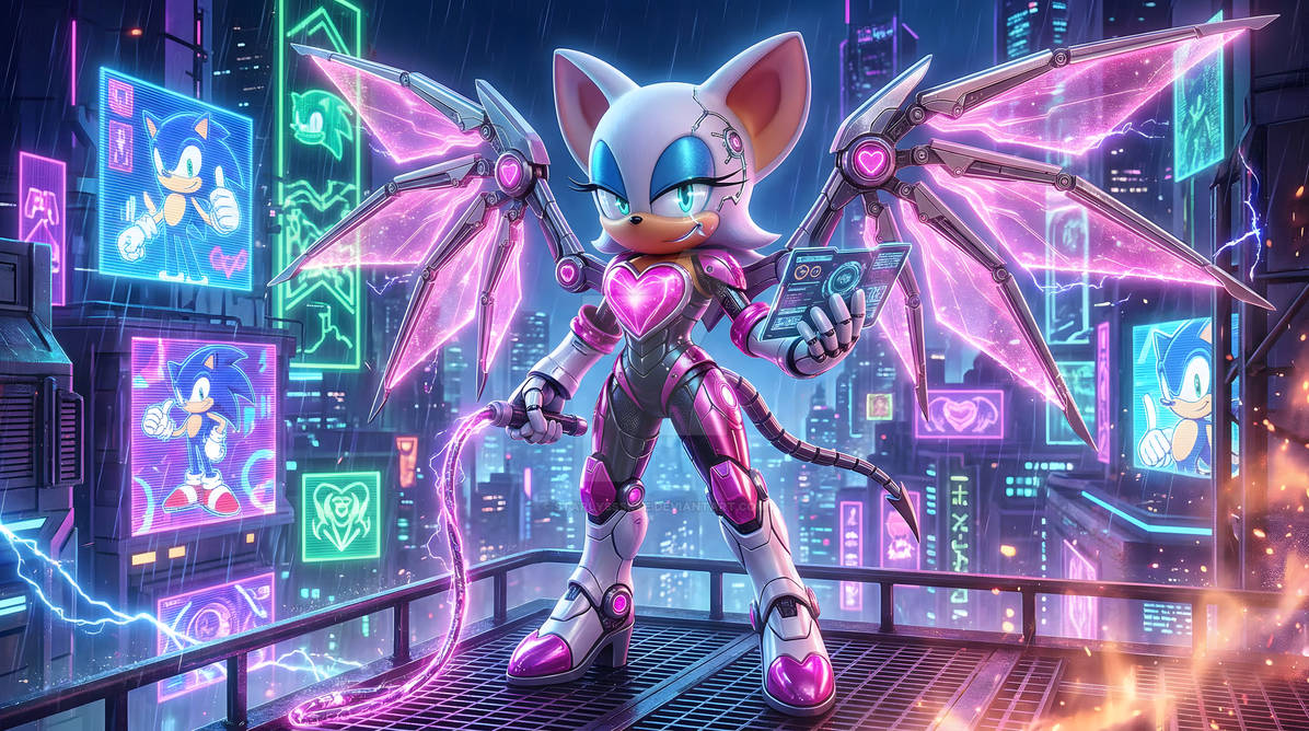 Bat Mecha Mecha Rouge the Bat by StarlyssSkye on DeviantArt