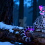 Neon Fantasy Leopard