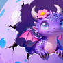 Chibi Fantasy Dragon Hatchling