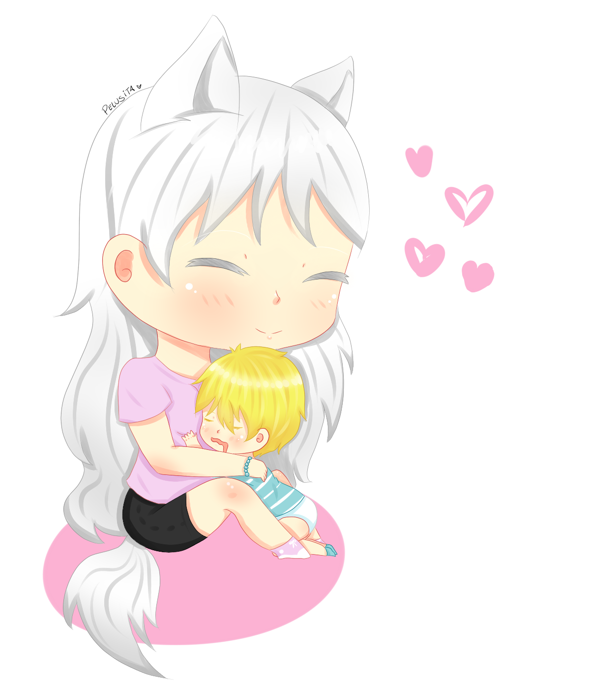 Okami and Baby!Jamie