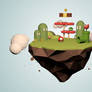 Low-Poly Super Mario Island